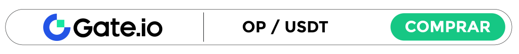 Compra la criptomoneda Optimism (OP) en el intercambio de criptomonedas Gate.io con las mejores comisiones del mercado cripto