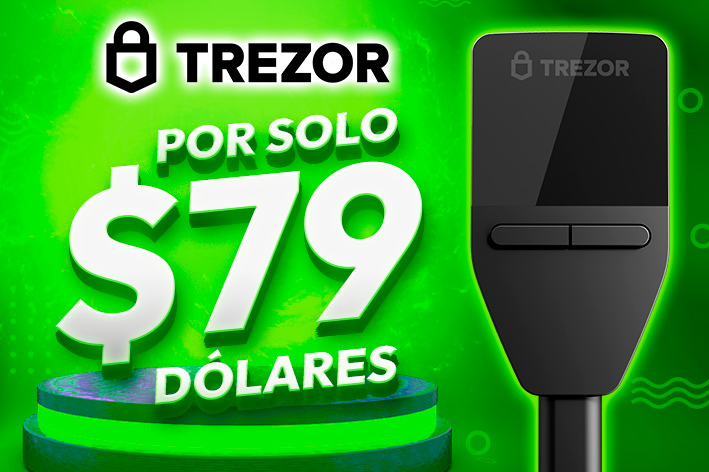 Compra la nueva y mejor billetera para criptomonedas Trezor por solo $79 dólares